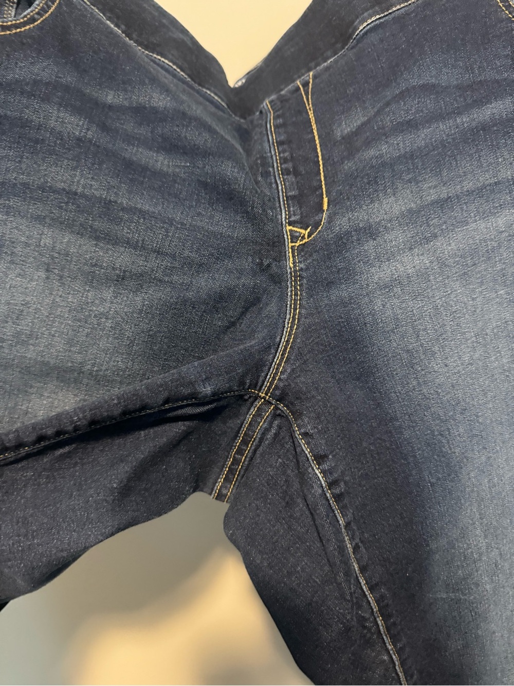 TWO pairs of Women’s Stretch Denim Jeans - Medium Blue and Light Blue - Picture 3 of 9